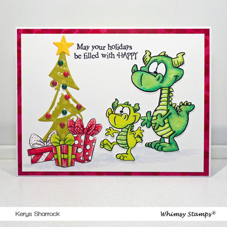 Dragon Toddler - Digital Stamp - Whimsy Stamps