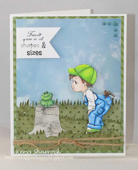 Frog Friend - Digital Stamp - Whimsy Stamps