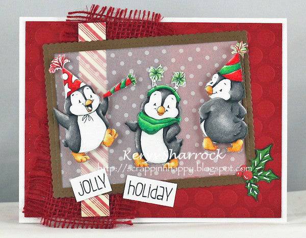 Penguins Party - Digital Stamp - Whimsy Stamps