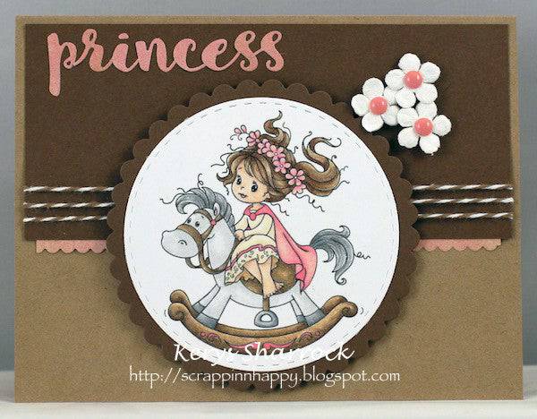 Princess - Digital Stamp - Whimsy Stamps