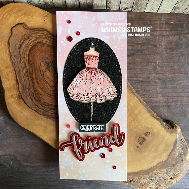 **NEW Bling Queen Clear Stamps - Whimsy Stamps