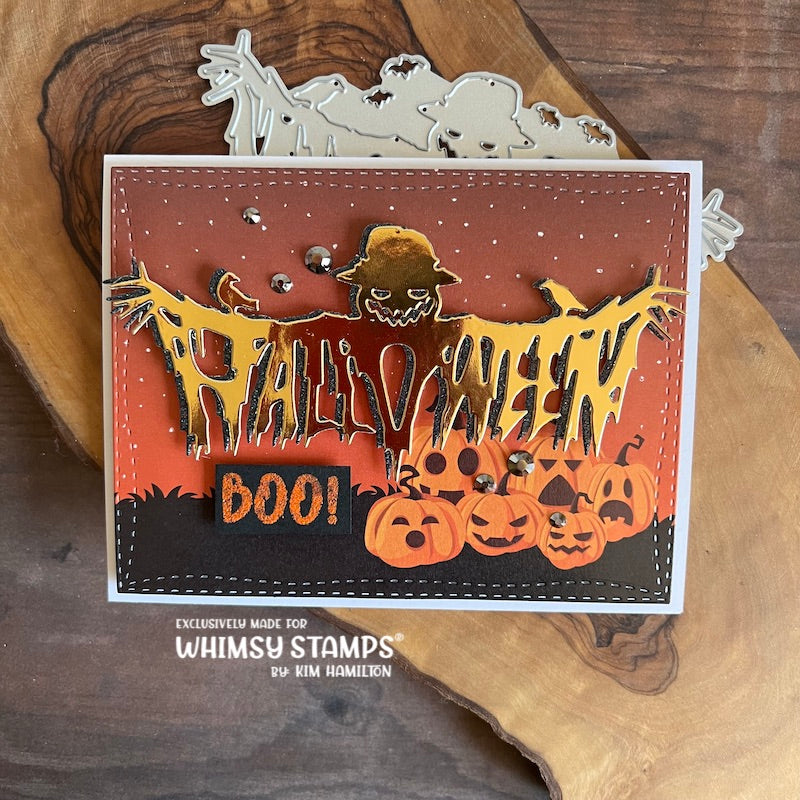 **NEW Halloween Scarecrow Die - Whimsy Stamps