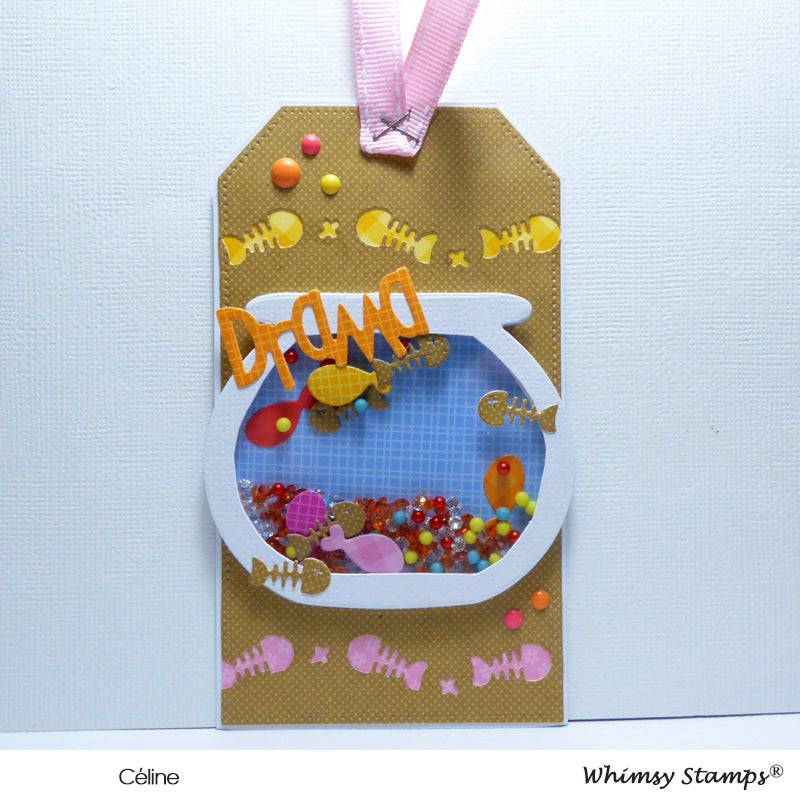 Fish and Mice Border Die Set - Whimsy Stamps