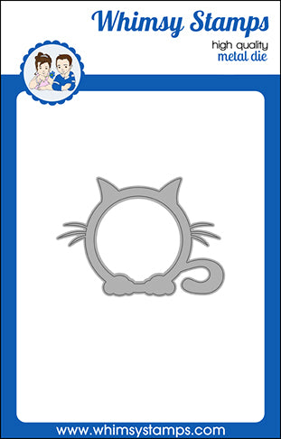 **NEW Kitty Frame Die - Whimsy Stamps