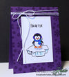Penguins Winter Adventure Clear Stamps - Whimsy Stamps
