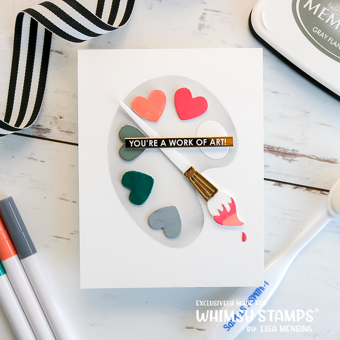 Paint and Palette Die Set - Whimsy Stamps