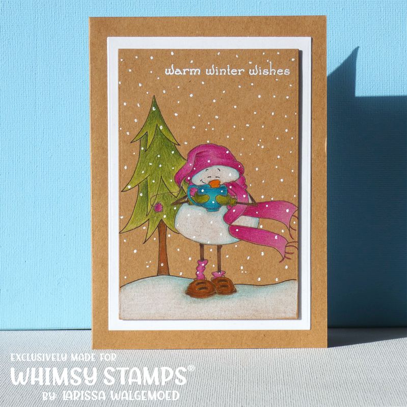 A Frosty Cup of Cocoa - Digital Stamp - Whimsy Stamps