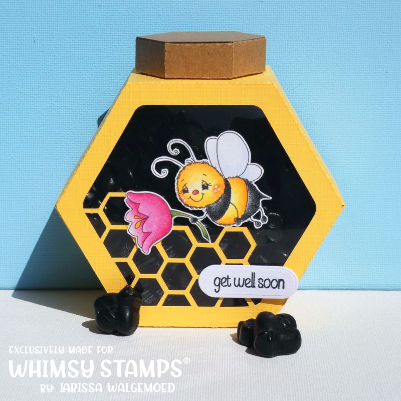 Bee Happy - Digital Stamp - Whimsy Stamps