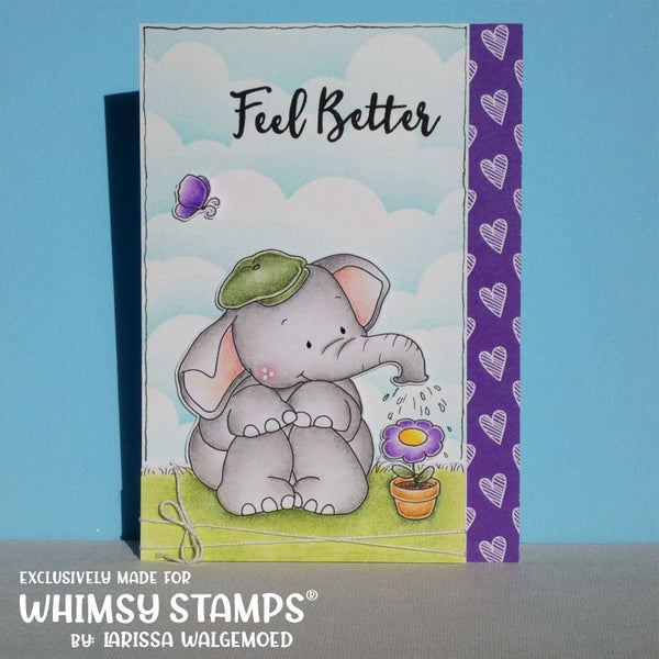 Jelly Bean's Flower - Digital Stamp - Whimsy Stamps