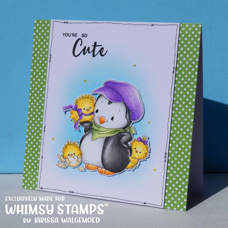 Penguin's Cute Chicks - Digital Stamp - Whimsy Stamps