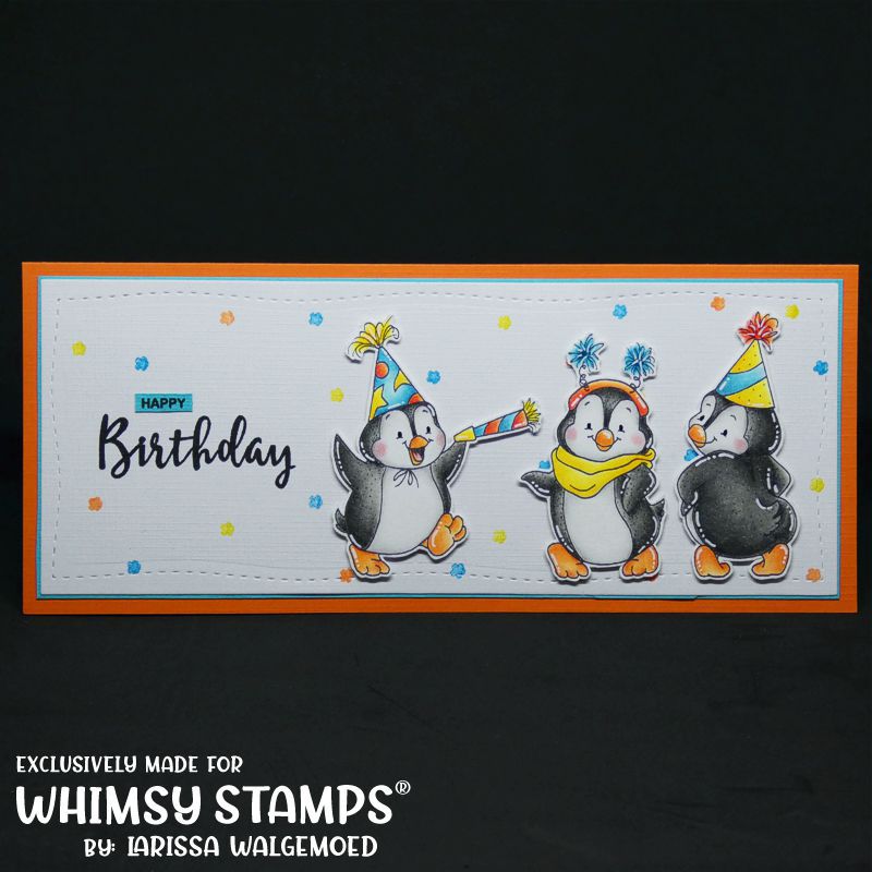 Penguins Party - Digital Stamp - Whimsy Stamps