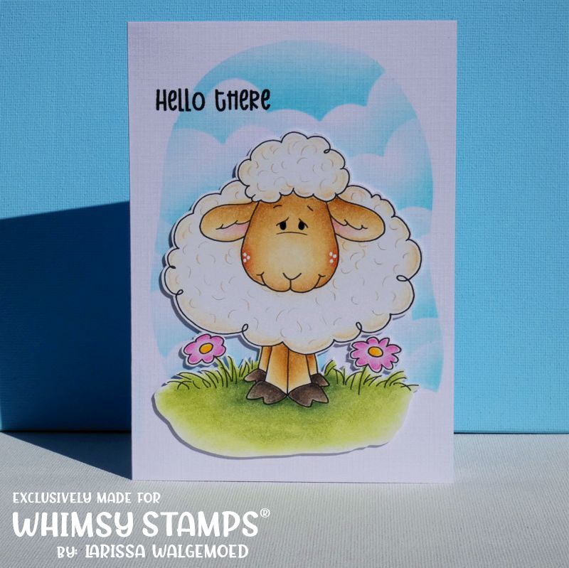 Spring Lamb - Digital Stamp - Whimsy Stamps