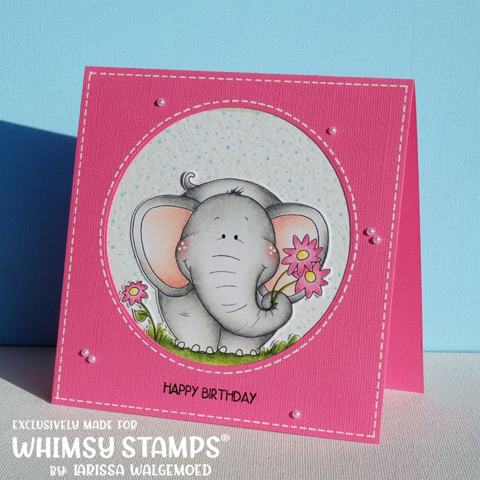 Well Rounded Elephant - Digital Stamp - Whimsy Stamps