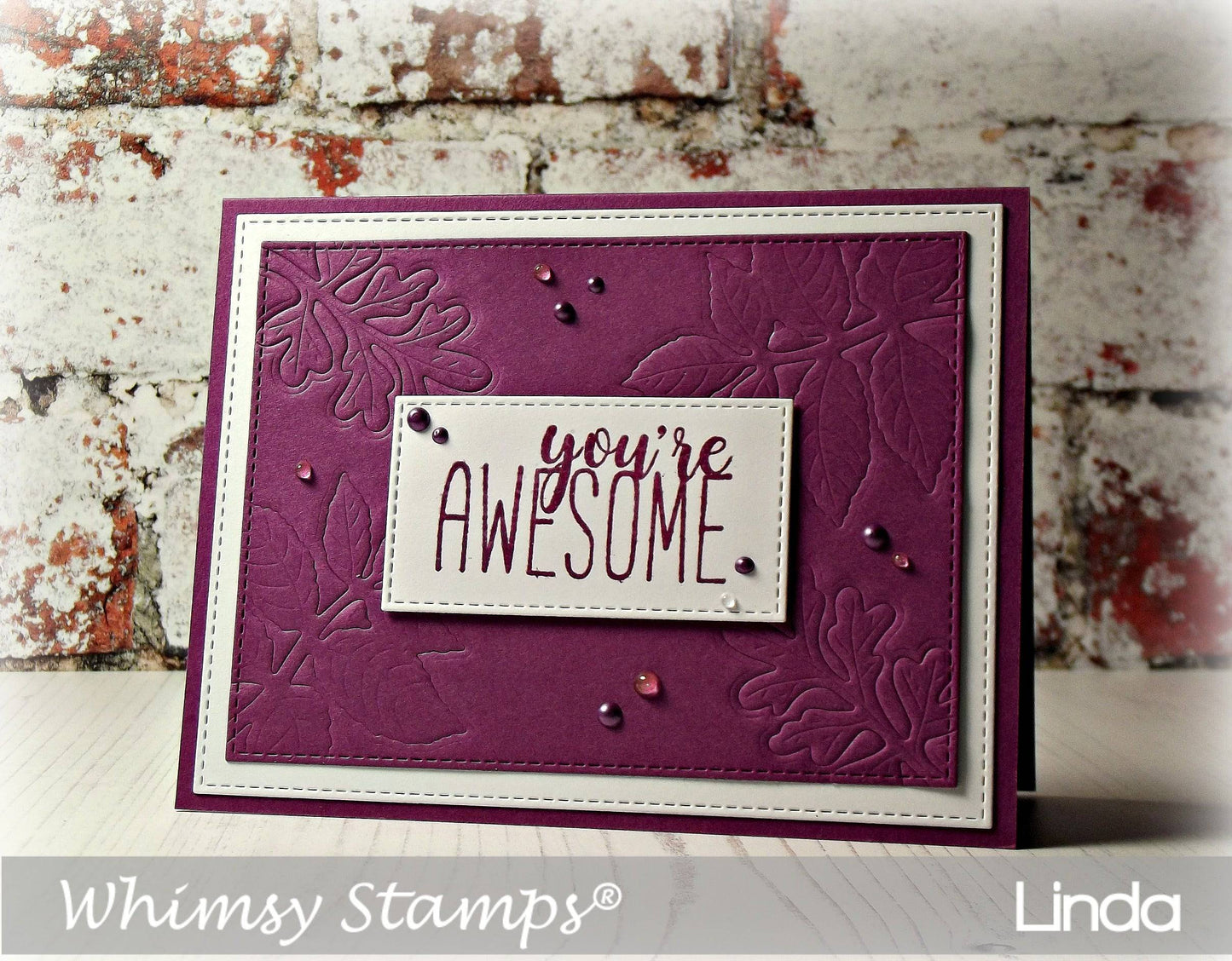 Happy Headlines Clear Stamps - Whimsy Stamps