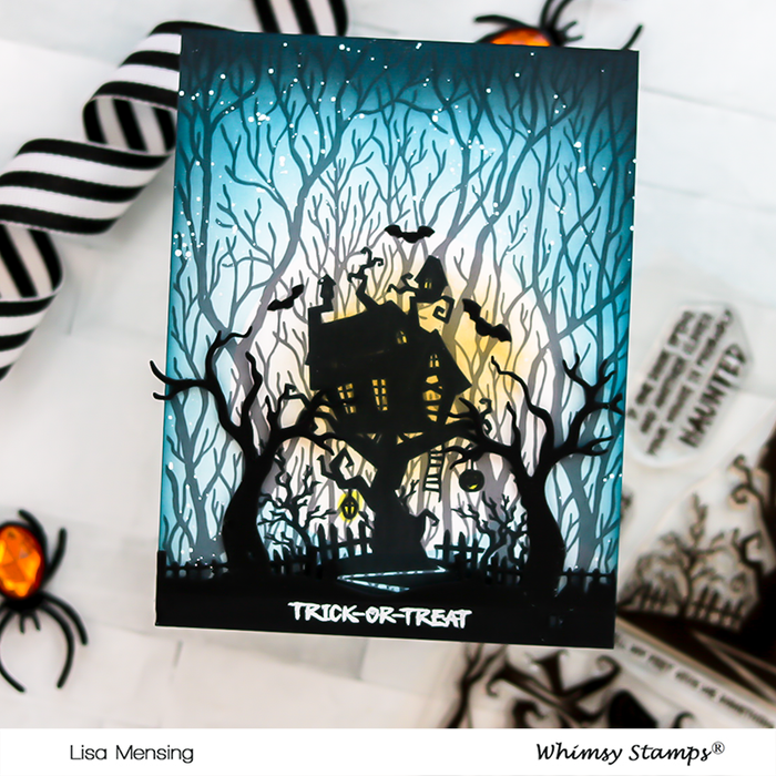 Trick or Treat House Clear Stamps - Whimsy Stamps