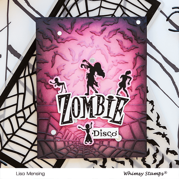 Zombie Party Clear Stamps - Whimsy Stamps
