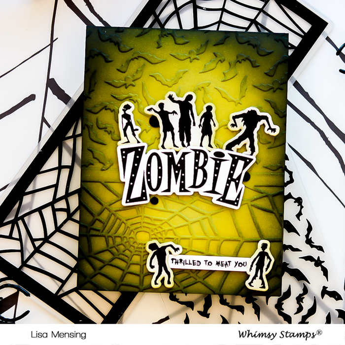 Zombie Party Outline Die Set - Whimsy Stamps