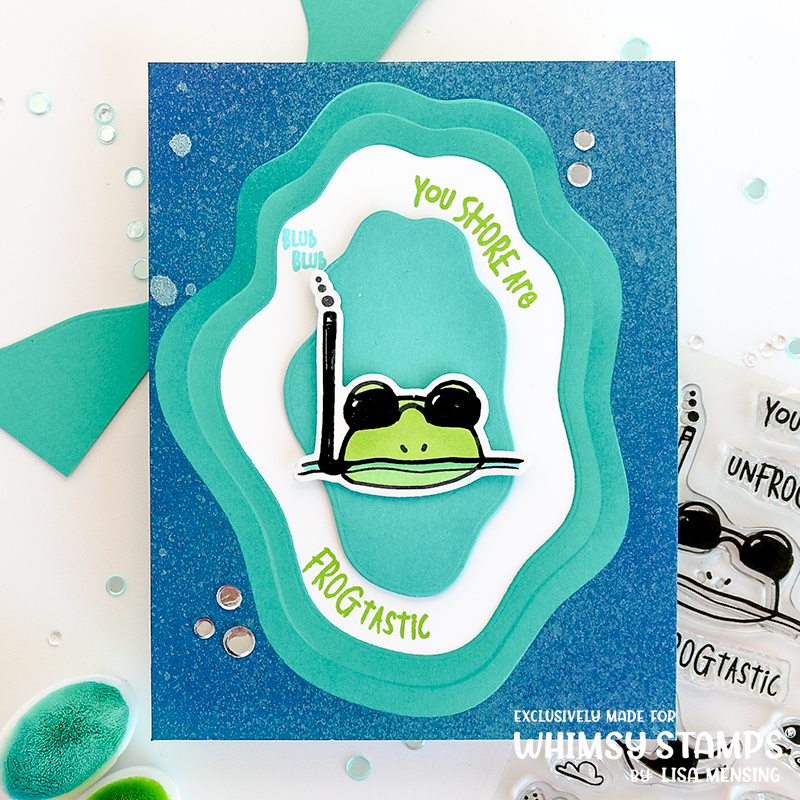 Wavy Nested Frames Die Set - Whimsy Stamps