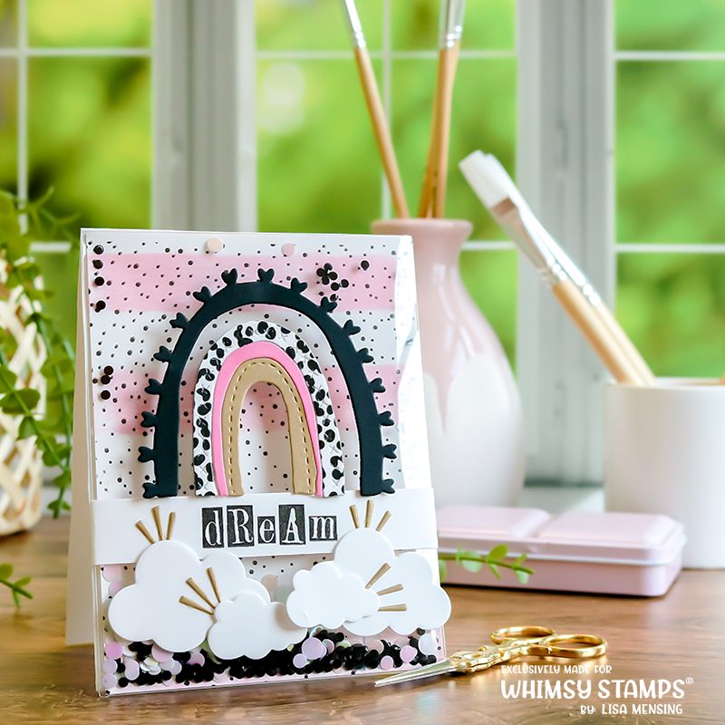 **NEW Boho Alphabet Clear Stamps - Whimsy Stamps