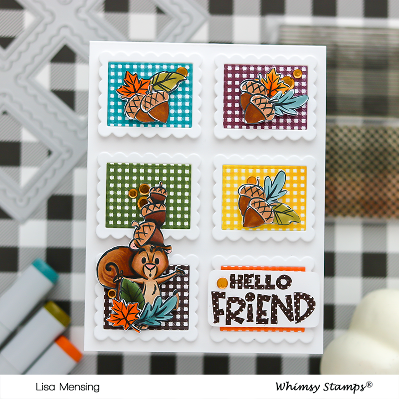 Micro Patterns Clear Stamps - Whimsy Stamps