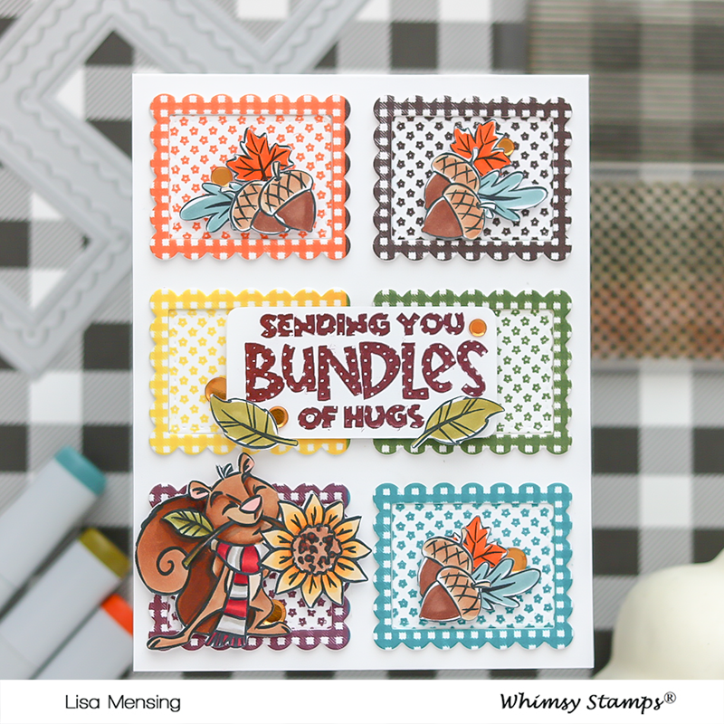 Scallop Six A2 Die - Whimsy Stamps