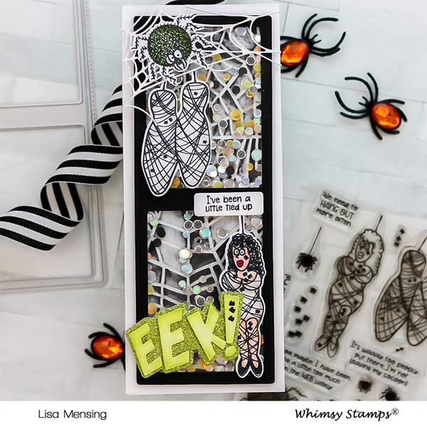 EEK! Word and Shadow Die Set - Whimsy Stamps