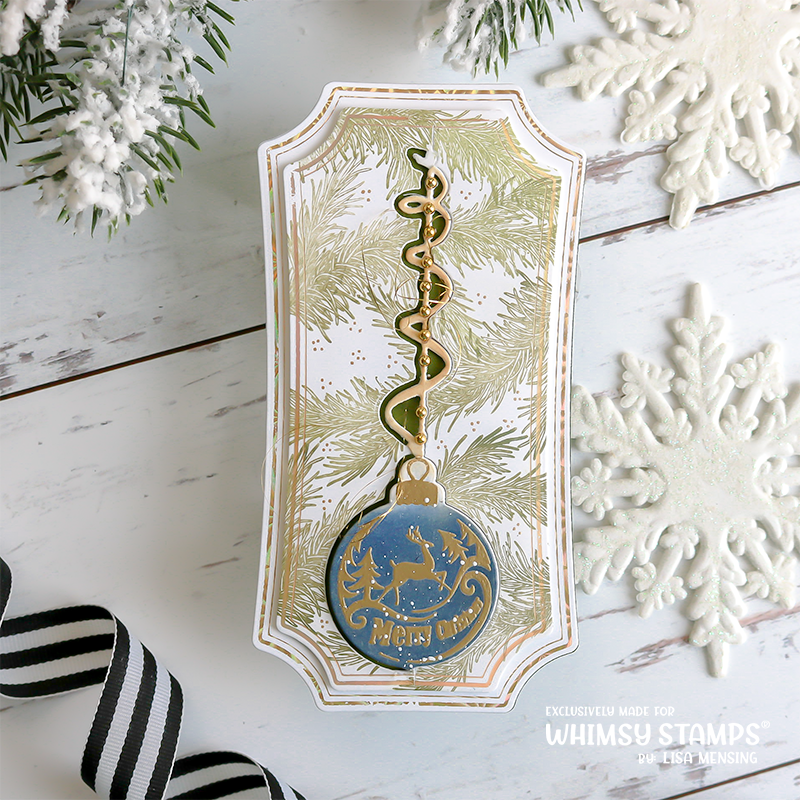 **NEW Elegant Ornaments 2 Clear Stamps - Whimsy Stamps