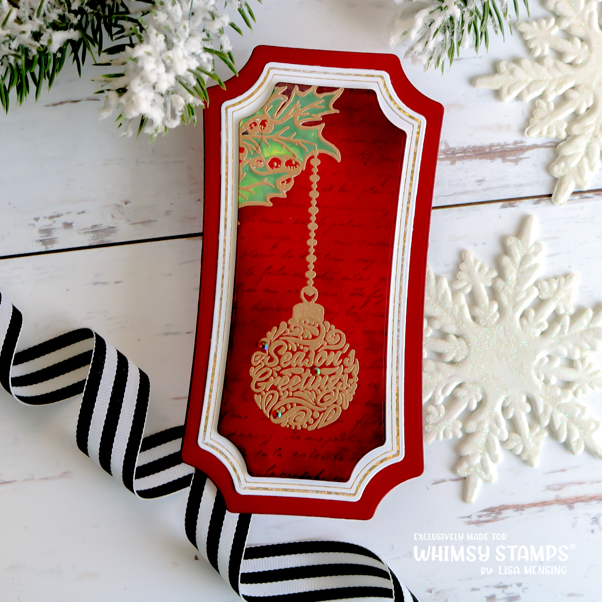 **NEW Elegant Ornaments 2 Clear Stamps - Whimsy Stamps