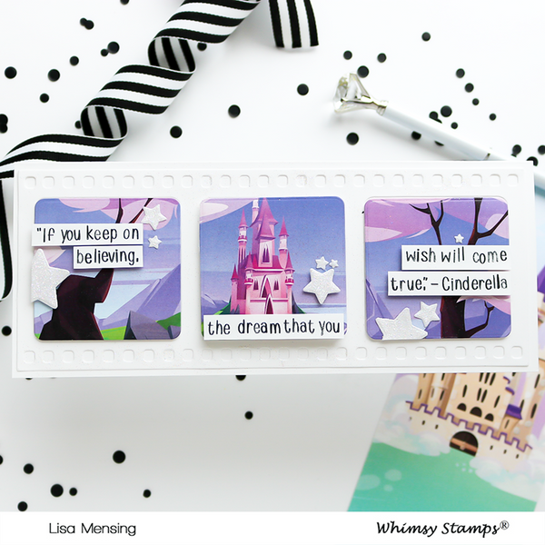 **NEW Slimline Paper Pack - Enchanted Kingdom - Whimsy Stamps