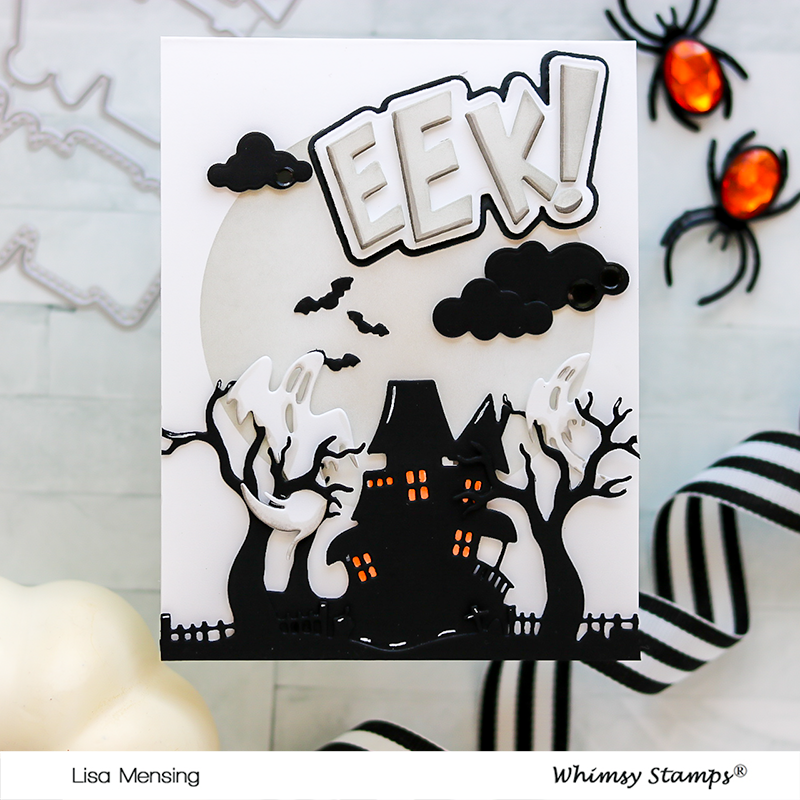 EEK! Word and Shadow Die Set - Whimsy Stamps