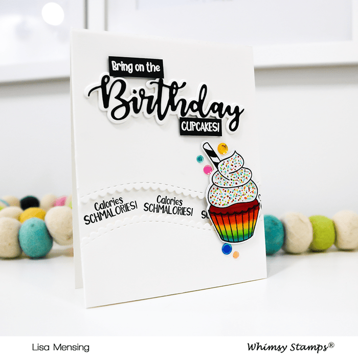 Calories Schmalories Clear Stamps - Whimsy Stamps