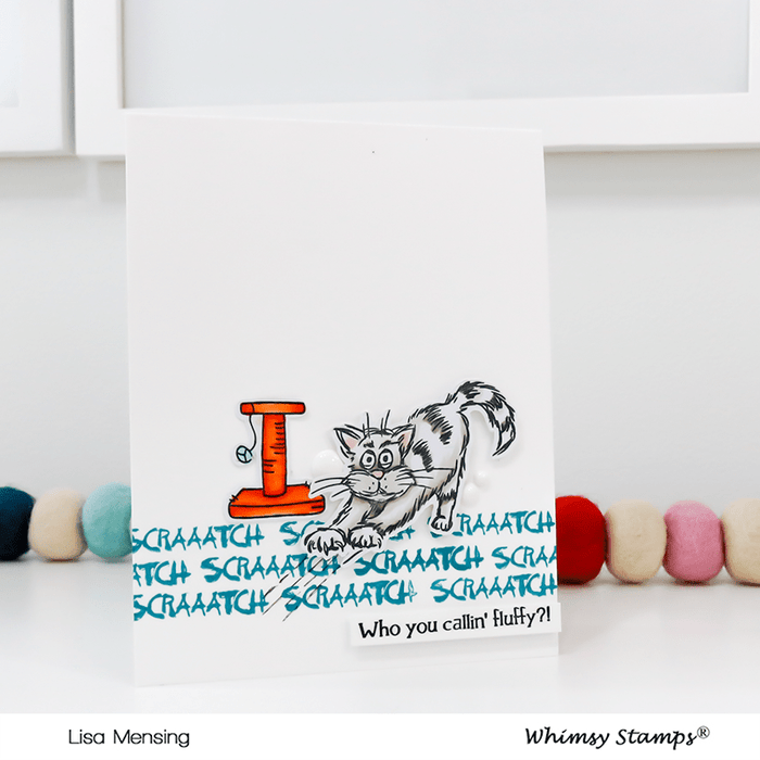 Cattitude Clear Stamps - Whimsy Stamps