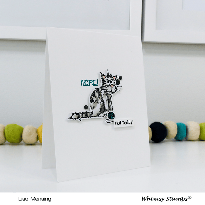 Cattitude Clear Stamps - Whimsy Stamps