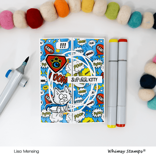 6x6 Paper Pack - Comics - Whimsy Stamps