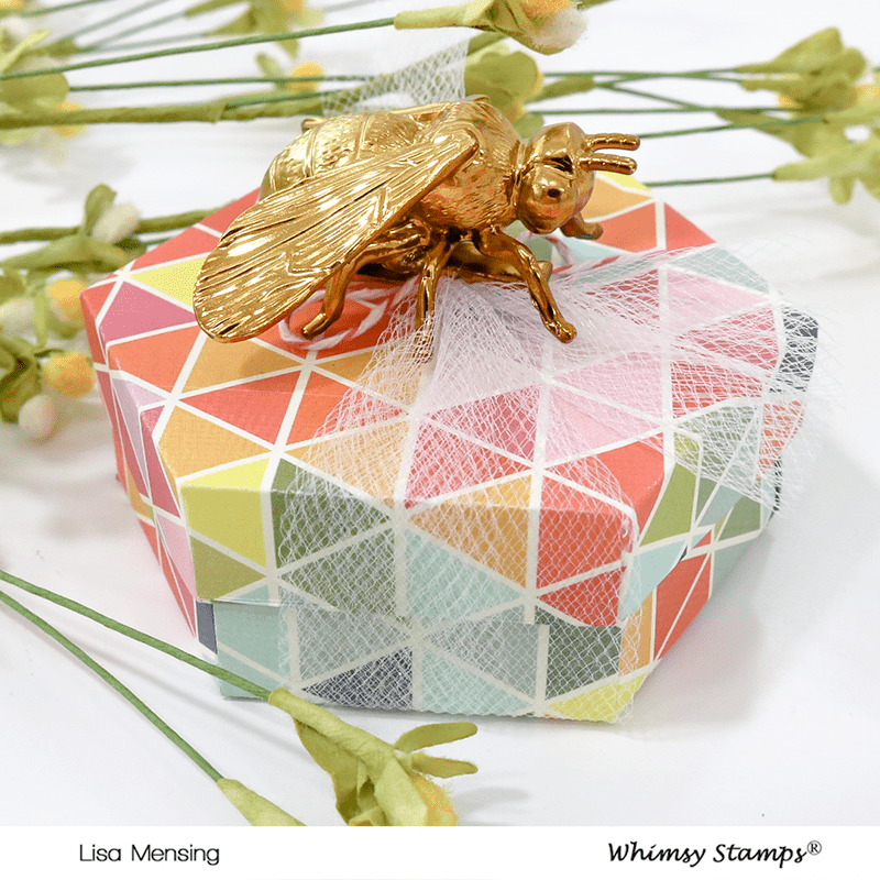 Hexagon Treat Box Die - Whimsy Stamps