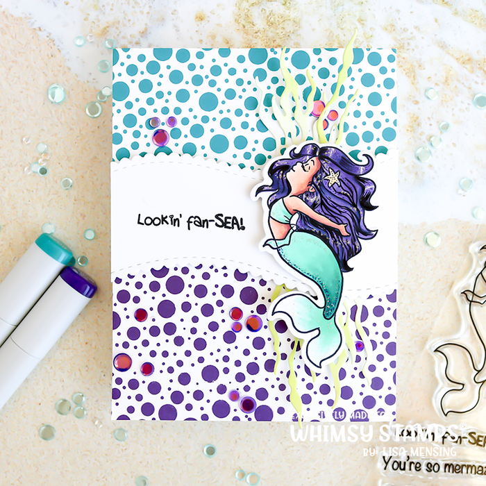 **NEW Mermaid Moments Outlines Die Set - Whimsy Stamps