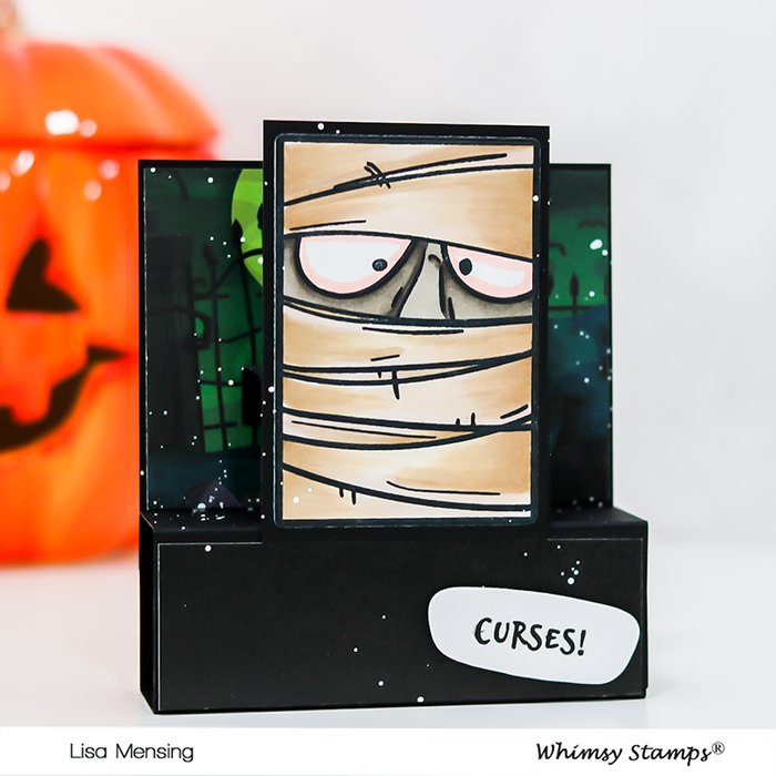 Monster Close Ups Clear Stamps - Whimsy Stamps