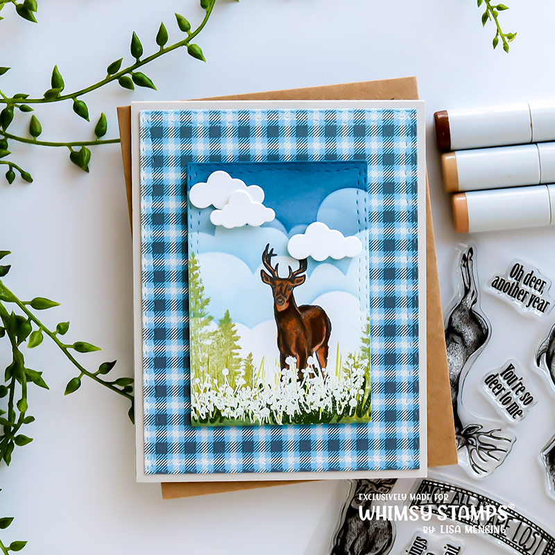 **NEW Oh Deer Clear Stamps - Whimsy Stamps