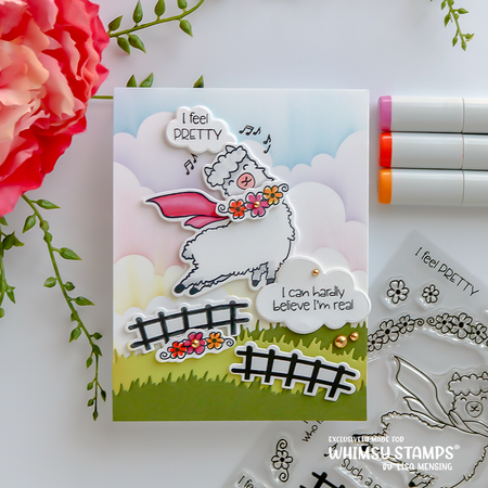 **NEW Oh, So Pretty! Clear Stamps - Whimsy Stamps