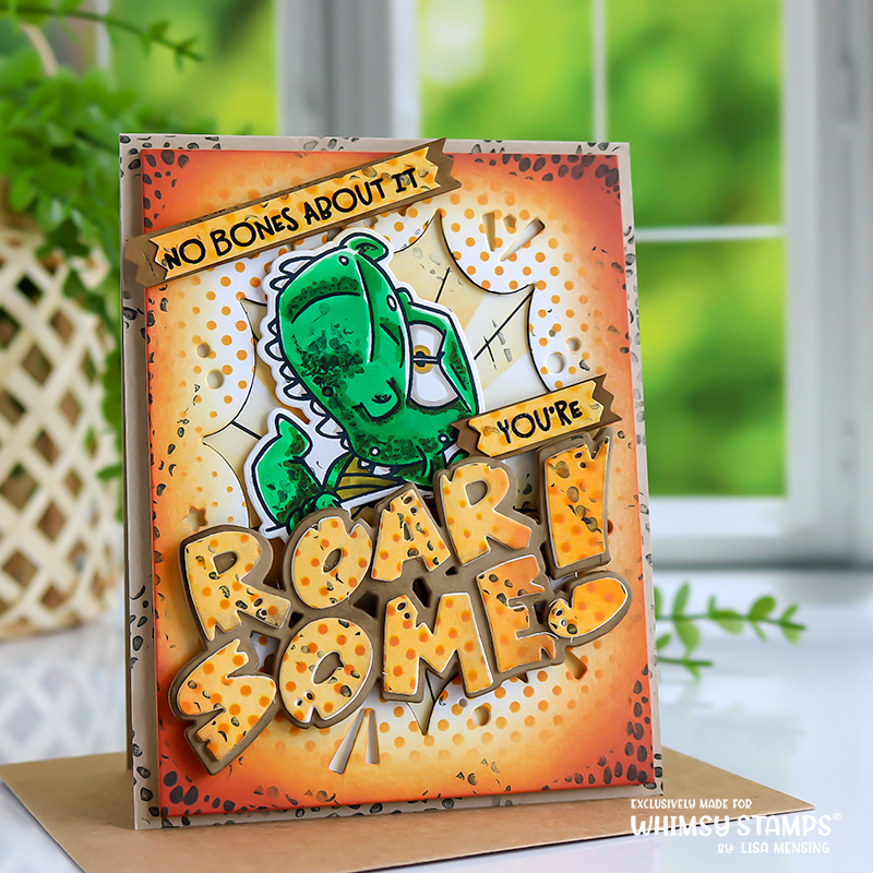 Comic Half-Tone Stencil - Whimsy Stamps