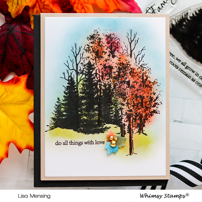 Seasonal Trees Clear Stamps - Whimsy Stamps