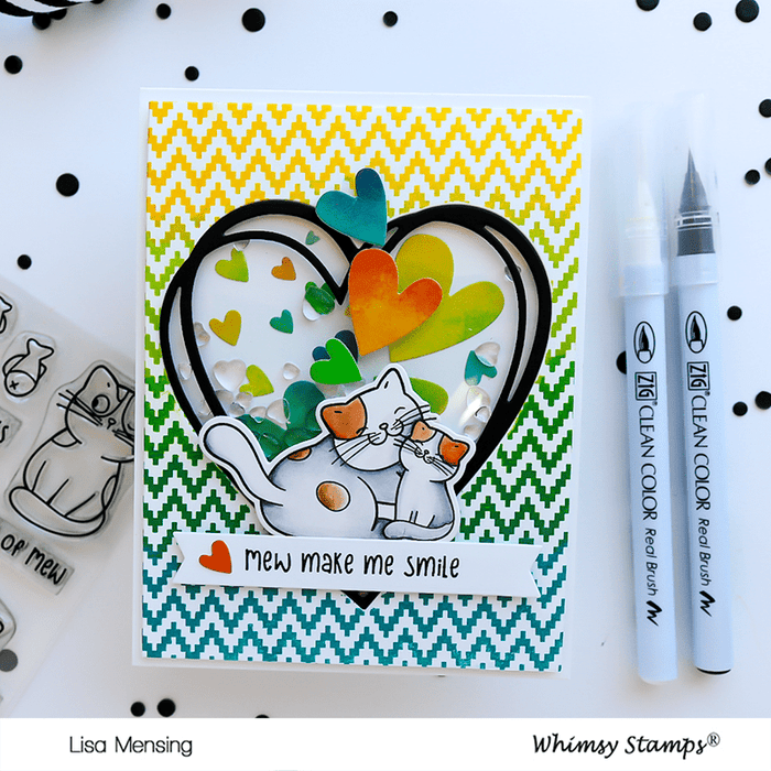 Thinking of Mew Outlines Die Set - Whimsy Stamps