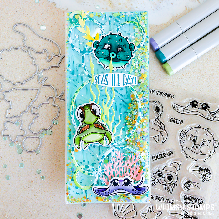 **NEW Under the Sea Outline Die - Whimsy Stamps