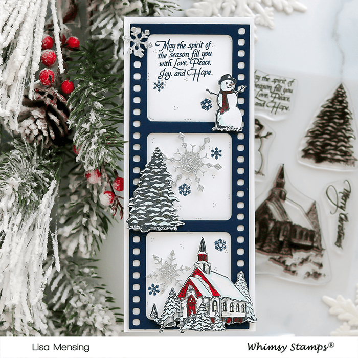 *NEW Vintage Christmas Clear Stamps - Whimsy Stamps