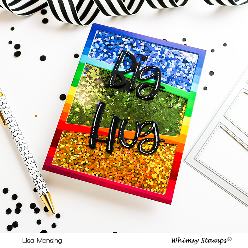 **NEW Big Hugs Word Die Set - Whimsy Stamps