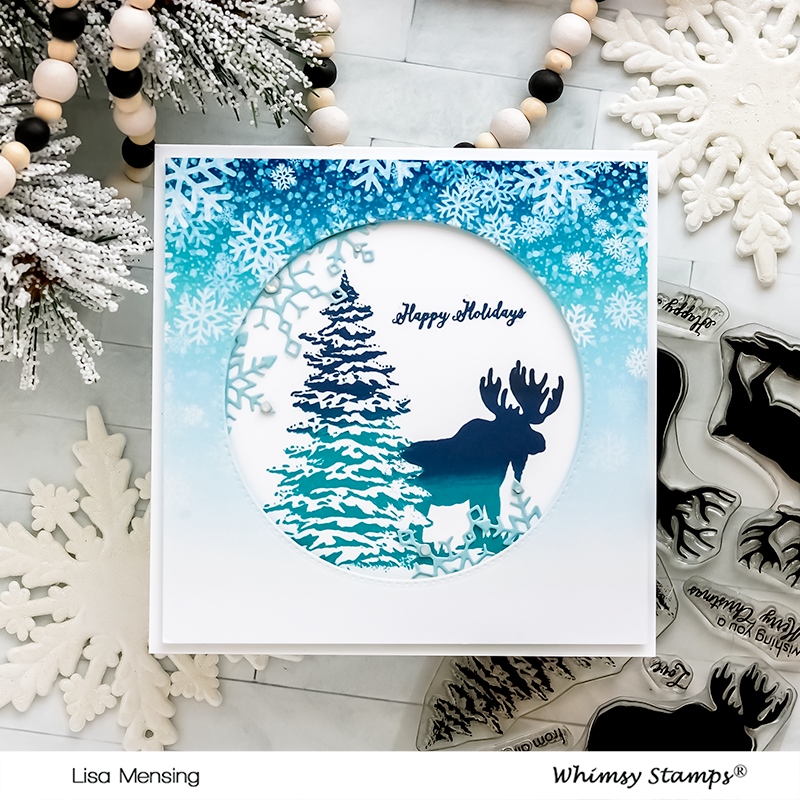 **NEW Woodland Silhouettes Clear Stamps - Whimsy Stamps