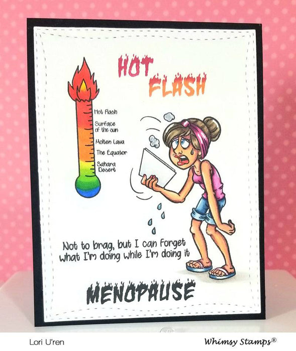 Menopause Clear Stamps - Whimsy Stamps