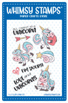 **NEW Love and Unicorns Clear Stamps - Whimsy Stamps
