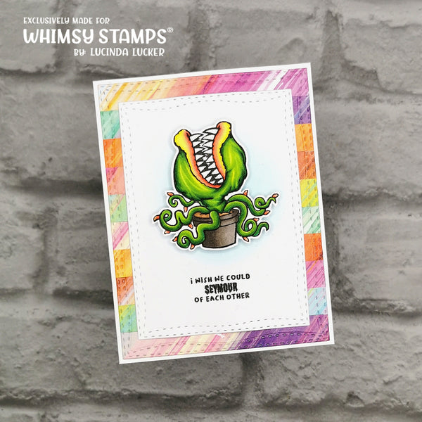 Feed Me Clear Stamps - Whimsy Stamps