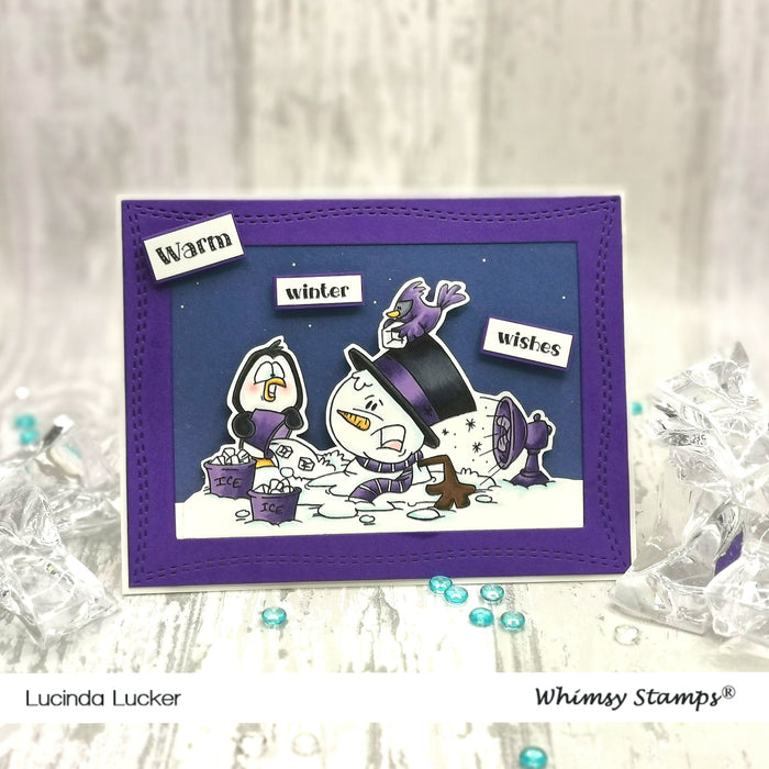 Frosty Hugs - Digital Stamp - Whimsy Stamps